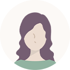 女性のイラストアイコン